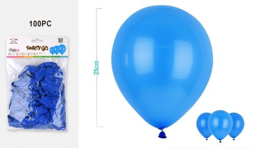 Balony lateksowe 100szt.op. 25cm