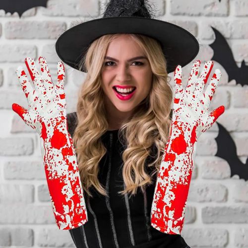 Rękawice zakrwawione Halloween