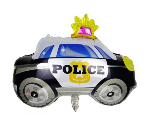Balon foliowy wóz policyjny 39cm