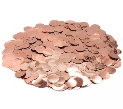 Konfetti okrągłe 15g op. Rose gold