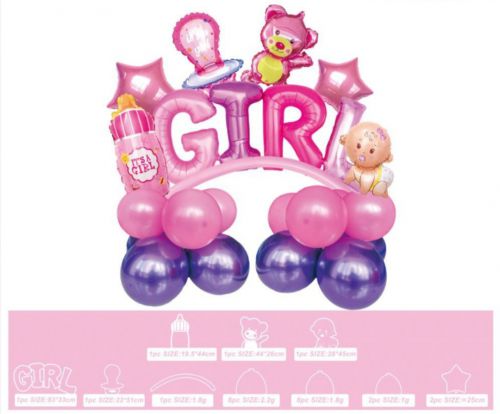 Zestaw balonów 29 elementów Girl