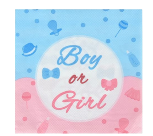 Serwetki 10szt. BOY OR GIRL