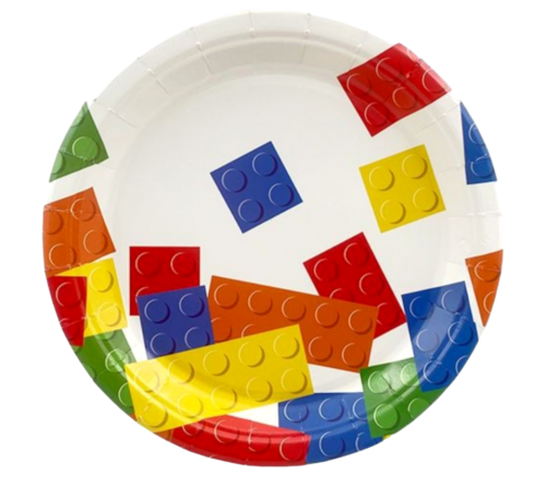 Talerzyki urodzinowe LEGO 6SZT.OP