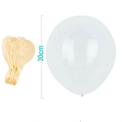 Balony lateksowe transparentne 100szt op. 12 cali