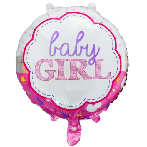 Balon foliowy 18 cali BABY girl